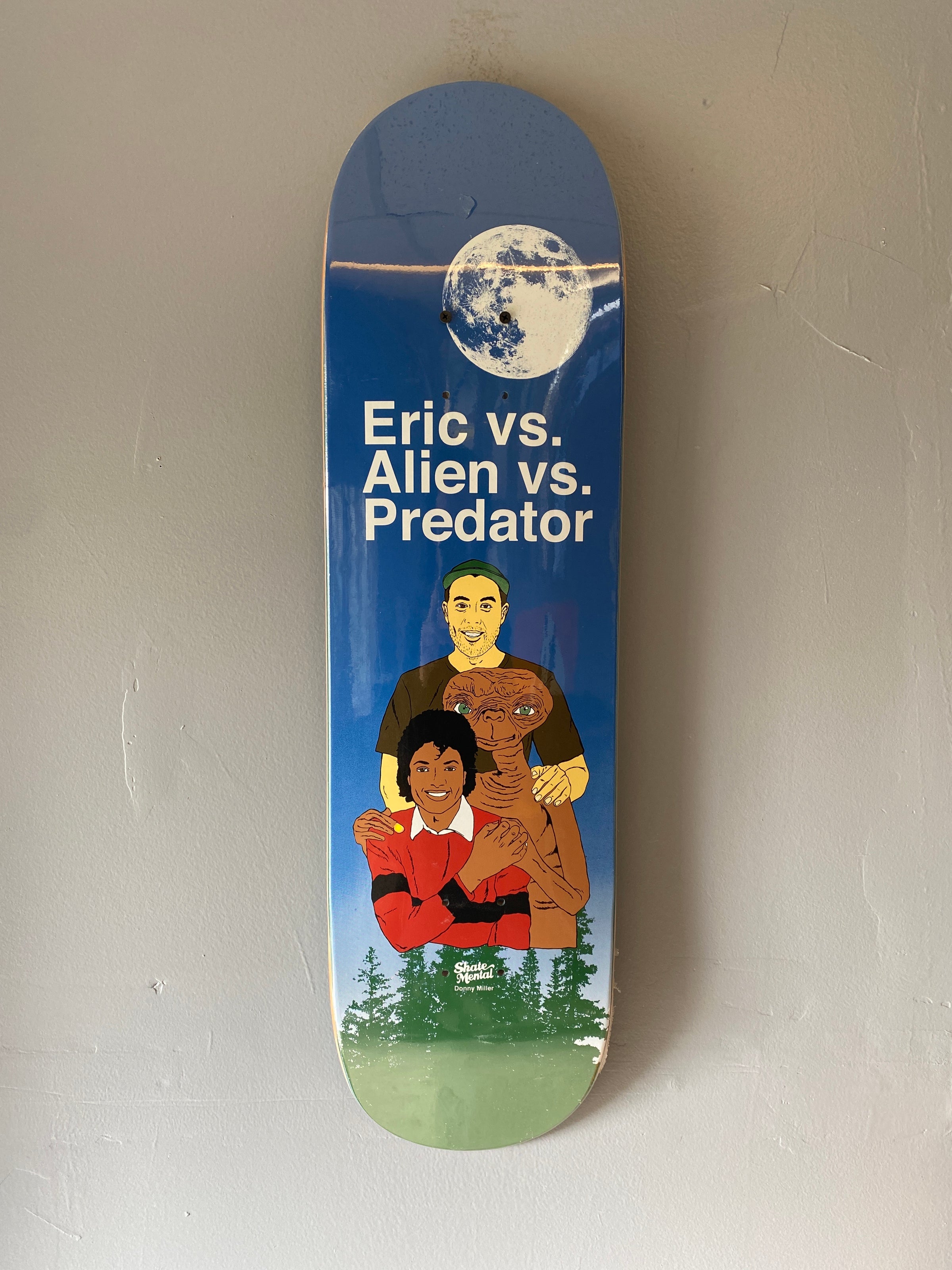 Skate Mental Eric Vs Alien Vs Predator Deck
